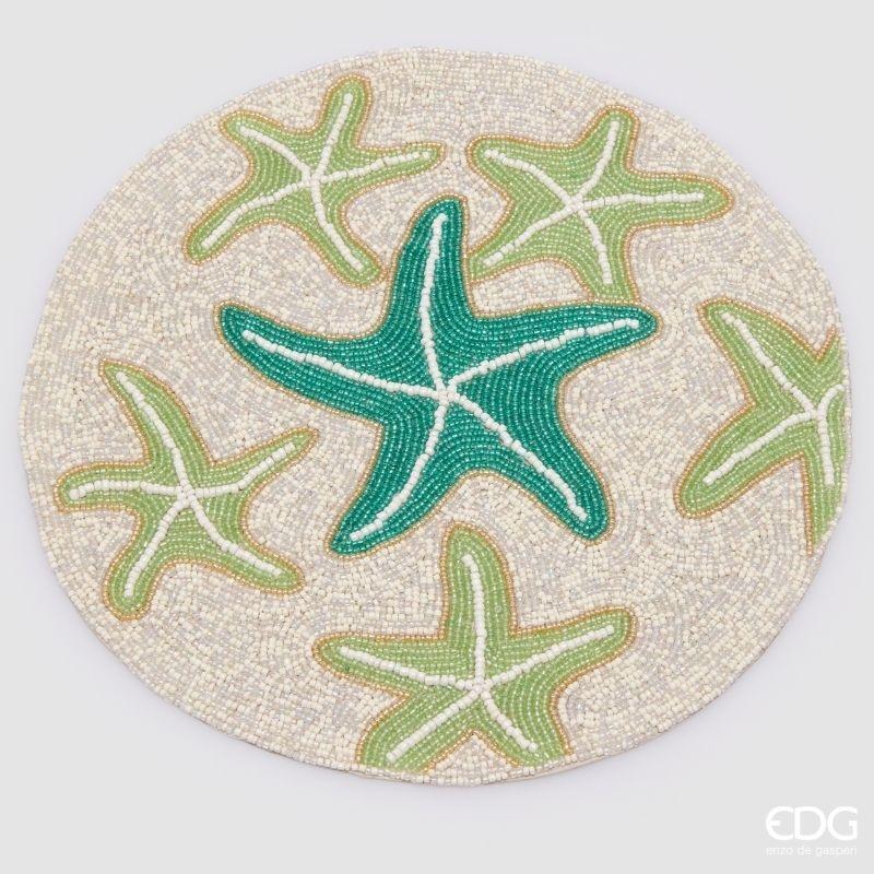 edg enzo de gasperi edg enzo de gasperi sottopiatto stellamarina rotondo d 36 cm mix verde ean 8059824652324