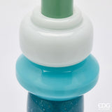 edg enzo de gasperi edg enzo de gasperi vaso strati h 40 cm d 16 cm waterproof vetro mix verde ean 8059824632524