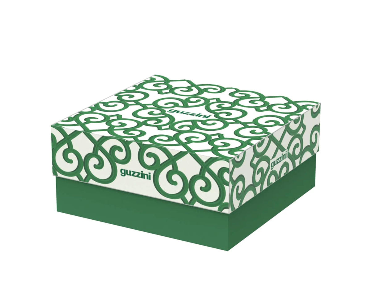 guzzini guzzini contenitore natalizio harmonia melamina d 2250 cm h 10 cm table decor bianco verde ean 8008392412687