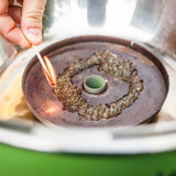 lotusgrill lotusgrill barbecue portatile 35 x 35 x 23 4 cm per interno ed esterno verde ean 4260023010844