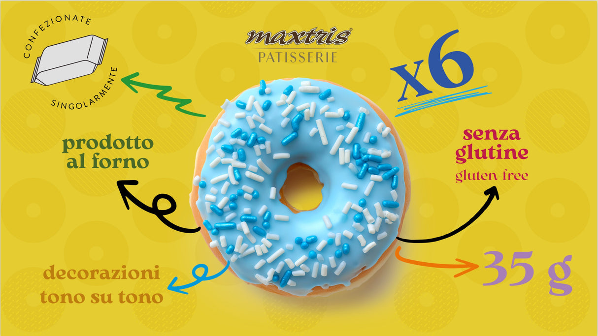 immagine-4-maxtris-donuts-vaniglia-con-glassa-celeste-210-gr-ean-8022470872583