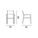 Moia Greenwood Moia Greenwood Stuhl, Sessel, Padova Contract aus weißem Aluminium und Hanfseil – eleganter und strapazierfähiger Designerstuhl für den Außenbereich, EAN 8013054835278