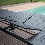moia greenwood moia greenwood tavolo santorini allungabile 265330398x110 cm alluminio antracite tavolo outdoor design moderno estensibile ean 8013054834905