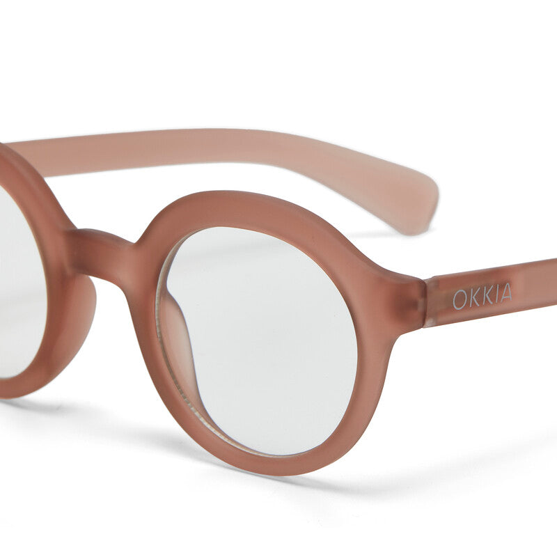 okkia okkia occhiale da lettura mod lauro premontato soft touch trasparent rose diottrie 1 50 ean 8056211370830