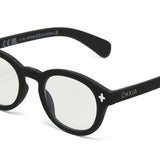 okkia okkia occhiale da lettura mod nashville premontato soft touch spring anti luce blu nero diottrie 2 00 ean 8056211374951