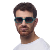 okkia okkia occhiale da sole premontato esagonale mod andrea green ean 8055773198104