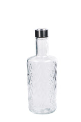 regalo italiano regalo italiano bottiglia ass 1 lt d 9 cm h 275 cm acciaio vetro trasparente 1 pz ean 8057586201712