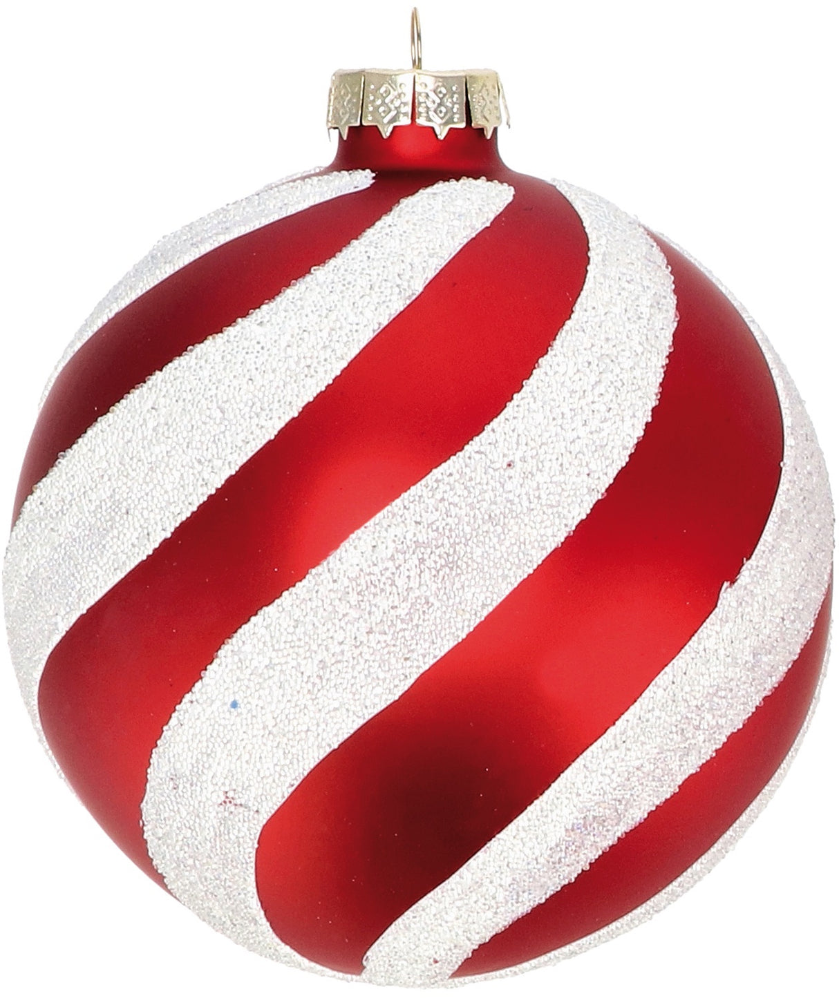 regalo italiano regalo italiano pallina natale d 10 cm vetro ass bianco rosso 1 pz ean 8057586057951