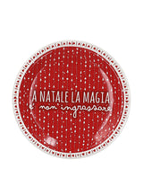 regalo italiano regalo italiano piattini carta natale d 18 cm ass cf 12 pz rosso bianco 1 pz ean 8057586122673