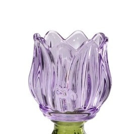 regalo italiano regalo italiano portacandela tealight vetro ass con gambo d 10 cm h 145 cm bomboniera 1 pz ean 8057586208223