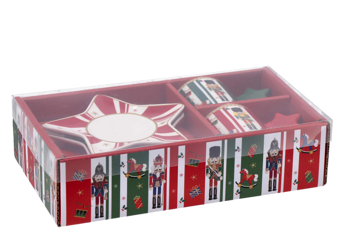 regalo italiano regalo italiano set 2 tazzine con piattino di natale porcellana ass rosso bianco verde 1 pz ean 8057586117327