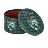 regalo italiano regalo italiano set 3 scatole tonde di natale cartone ass rosso o verde 1 pz ean 8057586117570