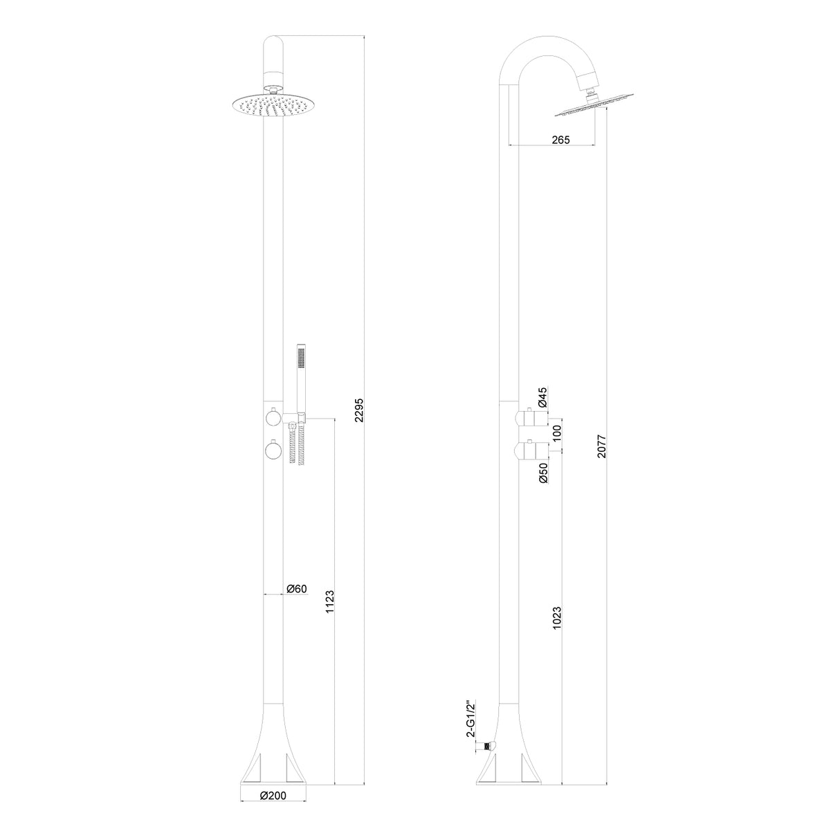 immagine-4-sined-doccia-inox-luna-d-bianca-doccia-luna-in-acciaio-inox-316l-con-doccino-flessibile-bianca-ean-8025431153196