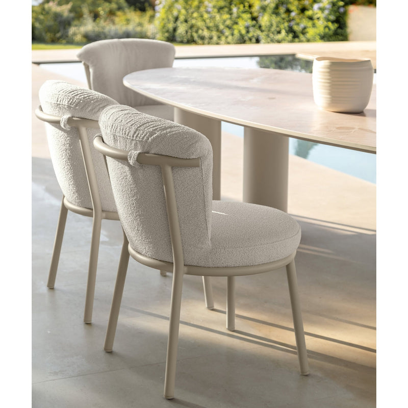 talenti talenti tavolo rettangolare james 260 x 105 cm bianco beige