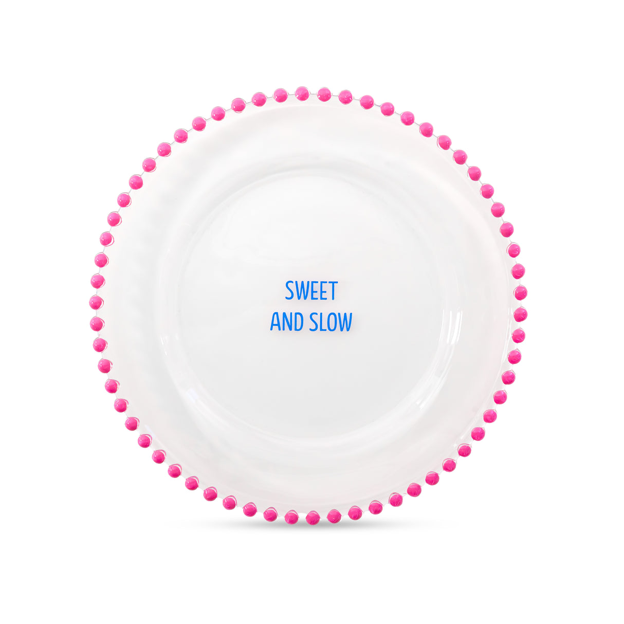 wd lifestyle wd lifestyle set 2 piattini d 195 cm in vetro decorazione moments of peace e sweet and slow rosa blu ean 8055035685021