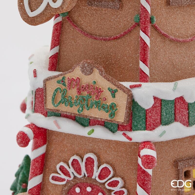 edg enzo de gasperi edg enzo de gasperi decoro mulino marzapane natale led h 50 cm l 30 cm l 23 cm multicolor ean 8059824567215
