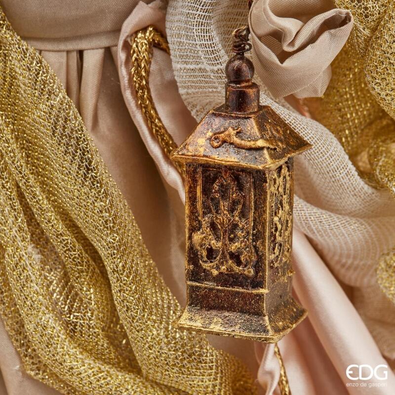 edg enzo de gasperi edg enzo de gasperi nativita tessuto natale con base h 50 cm green pink ean 8059824280732