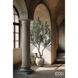 edg enzo de gasperi edg enzo de gasperi olivo vogue con vaso pianta artificiale h 240 cm verde ean 8059824607478
