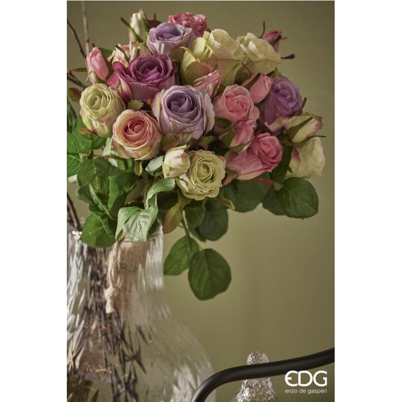 edg enzo de gasperi edg enzo de gasperi rosa bocciolo olis 3 fg ramo ass h 51 cm pianta artificiale mauve 1 pz ean 8059824005366