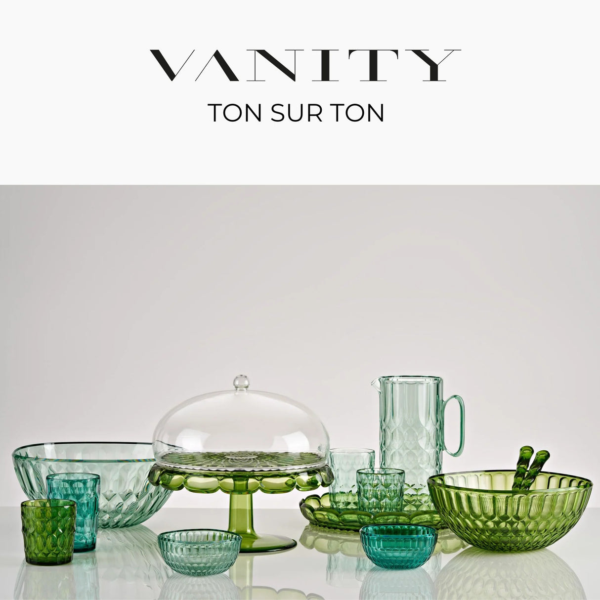 guzzini guzzini bicchiere alto decoro 2 vanity bio based verde ean 8008392396093