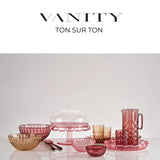 guzzini guzzini bicchiere basso decoro 2 vanity bio based d 85 cm 360 cc rosso ean 8008392396437