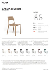 nardi nardi sedia cassia bistrot colore cactus ean 8010352221277