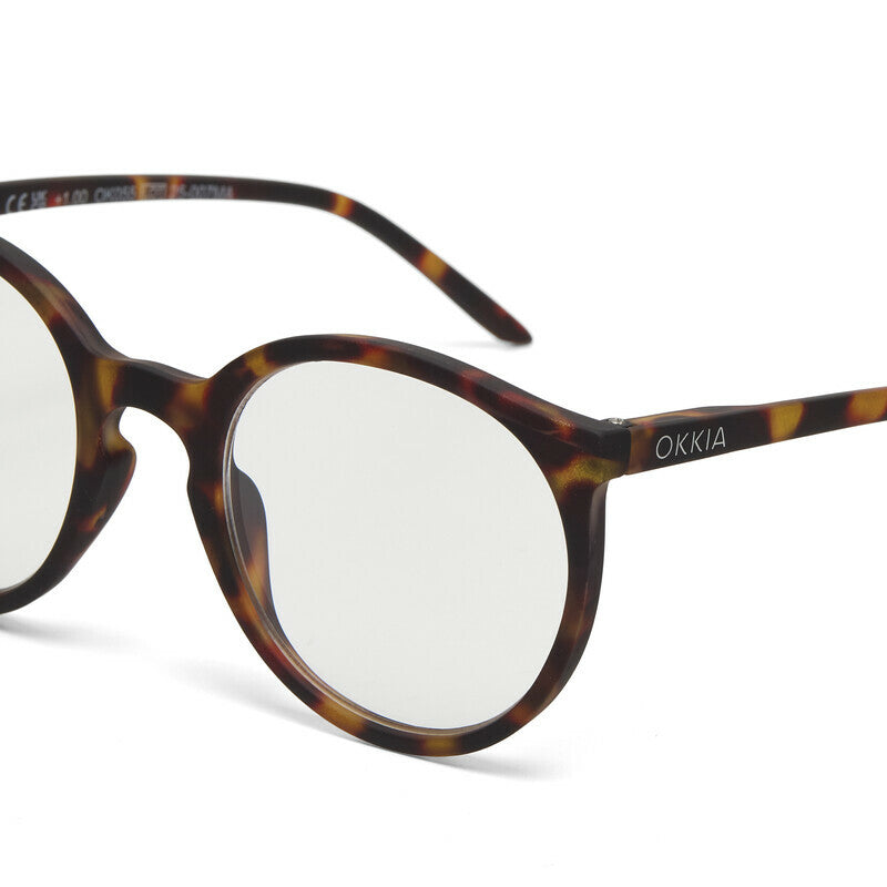 okkia okkia occhiale da lettura mod bologna premontato soft touch classic havana diottrie 3 00 ean 8056211374142