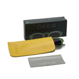 okkia okkia occhiale da sole premontato mod zeno green sage ean 8056211371585