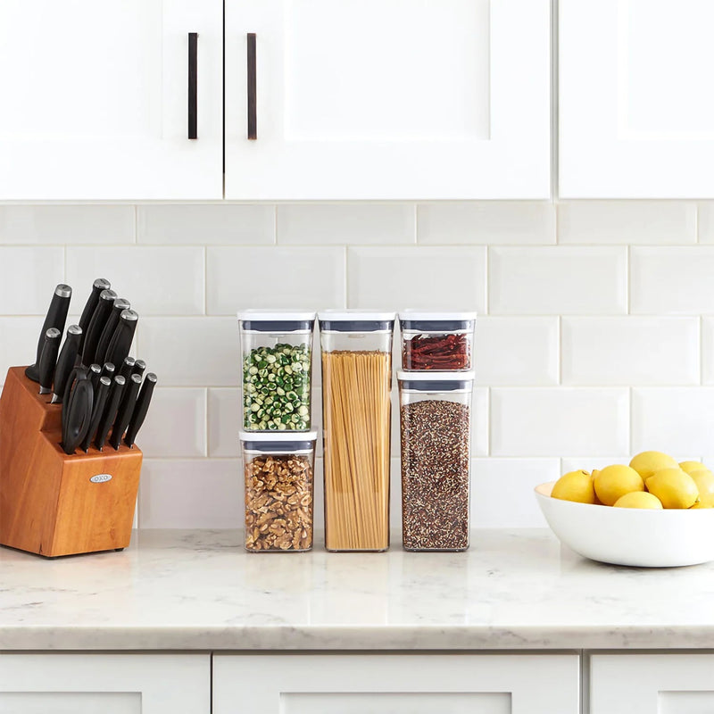 oxo oxo set 5 contenitori good grips pop 2 0 container 0 4 lt 1 1 lt 1 7 lt 2 1 lt ean 719812685151