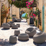 plust plust vaso boom h 40 cm 31 x 26 x 51 cm colore pietra