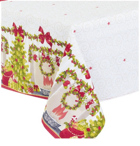 preziosa home preziosa home tovaglia in twill ass natale 130 x 230 cm multicolor 1 pz ean 8050264133459