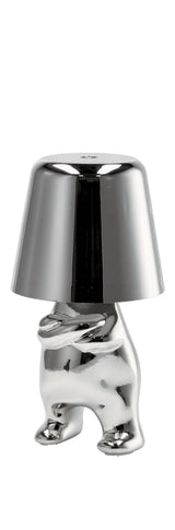 regalo italiano regalo italiano lampada touch ricaricabile eliad d 95 cm h 18 ass oro argento 1 pz ean 8057586149212