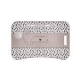 Italienisches Geschenk Italienisches Geschenk Klapptisch mit Tablet-Halterung aus MDF und Eisen 60 x 40 cm, H 26 cm Für Frühstück, Bett und Sofa 1 Stück EAN 8057586091160