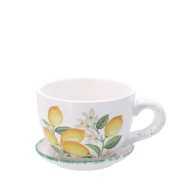 regalo italiano regalo italiano tazza con piattino 16 x 12 cm h 9 cm ass tazza decorativa in ceramica con sottotazza 1 pz ean 8057586191808