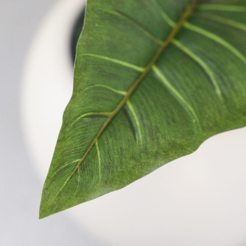 edg enzo de gasperi edg enzo de gasperi pianta artificiale alocasia vogue con vaso h 180 cm pianta decorativa realistica design moderno ean 8059824655172