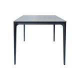 moia greenwood moia greenwood tavolo alghero 180 x 90 cm in alluminio antracite con piano in gres grigio tavolo outdoor design moderno ean 8013054837944