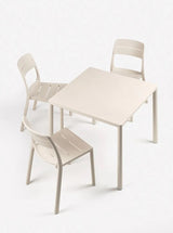 nardi nardi 80, quadratischer Tisch, taupefarben lackiert, Laminat in Taupe, EAN 8010352554597