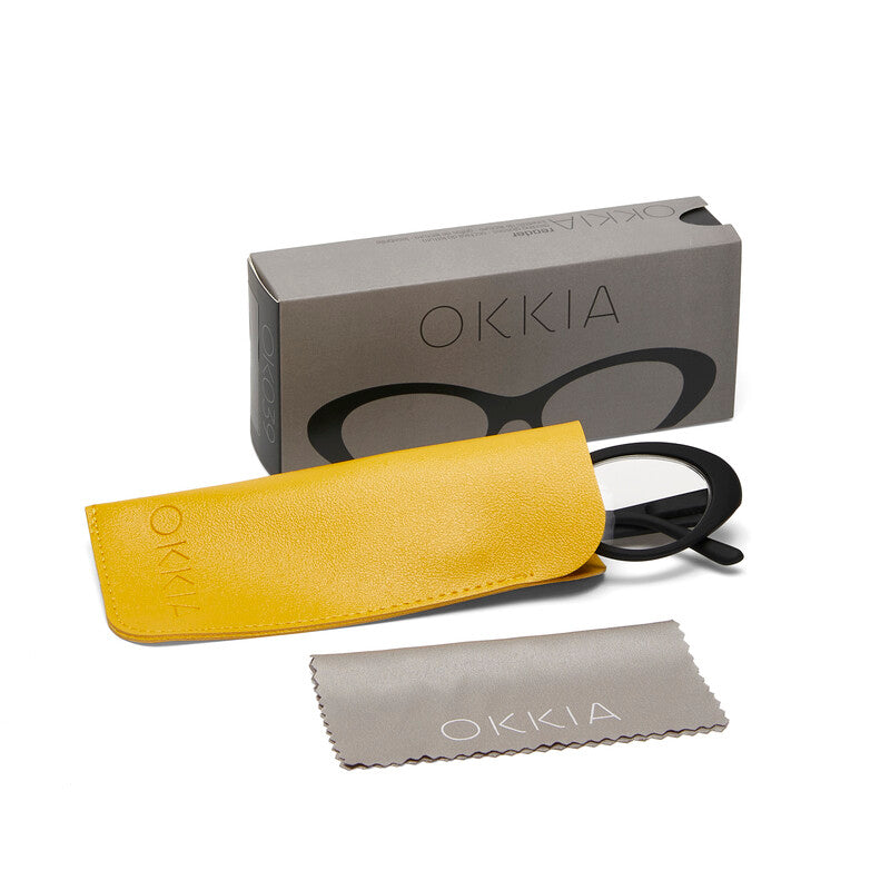 okkia okkia occhiale da lettura mod lina cat eye nero diottrie 3 00 ean 8055773199941
