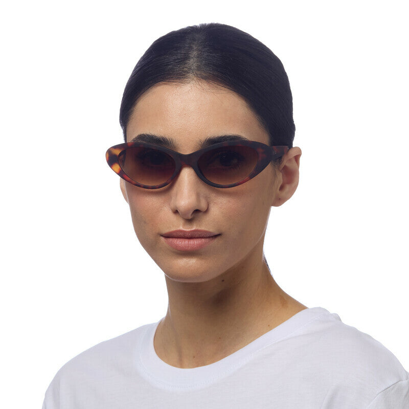 okkia okkia occhiale da sole premontato mod lina cat eye soft touch classic havana lenti brown ean 8058093549274