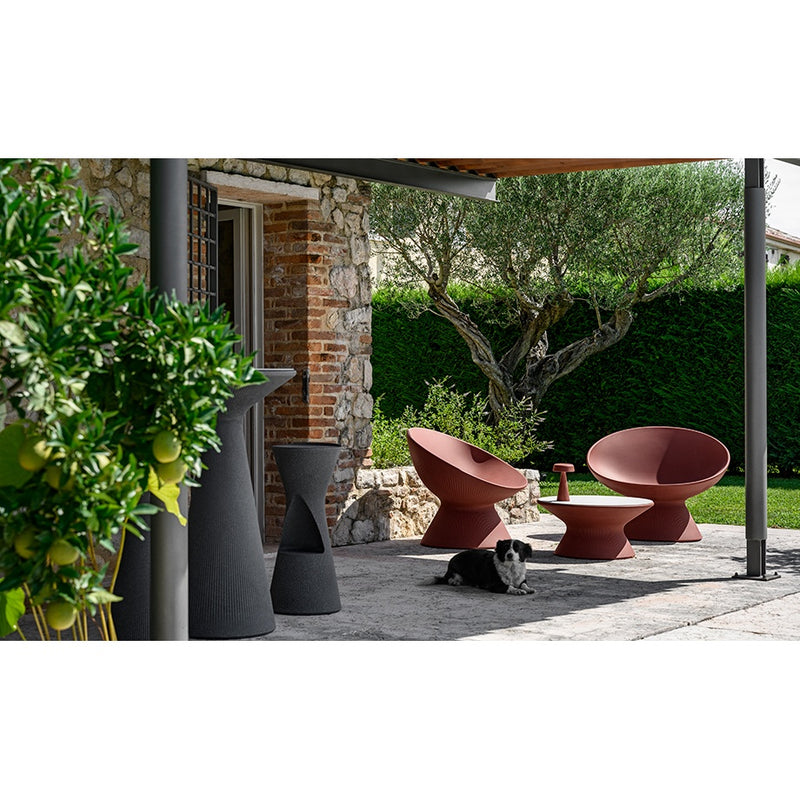 plust plust piano hpl per tavolo fade coffee colore bianco d 70 cm