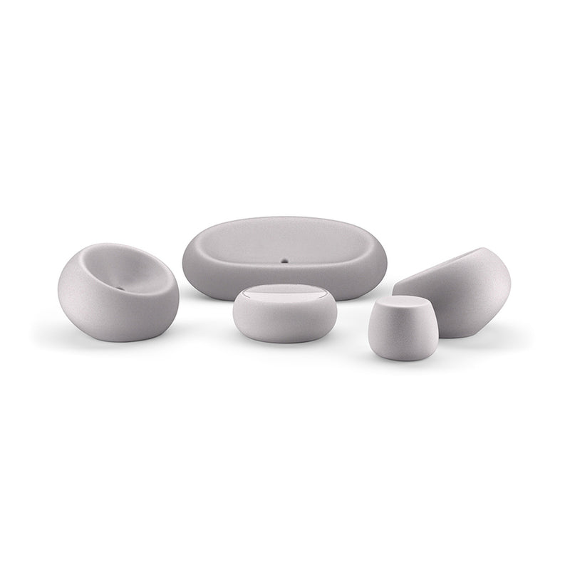 plust plust poltrona boom indoor outdoor colore pietra