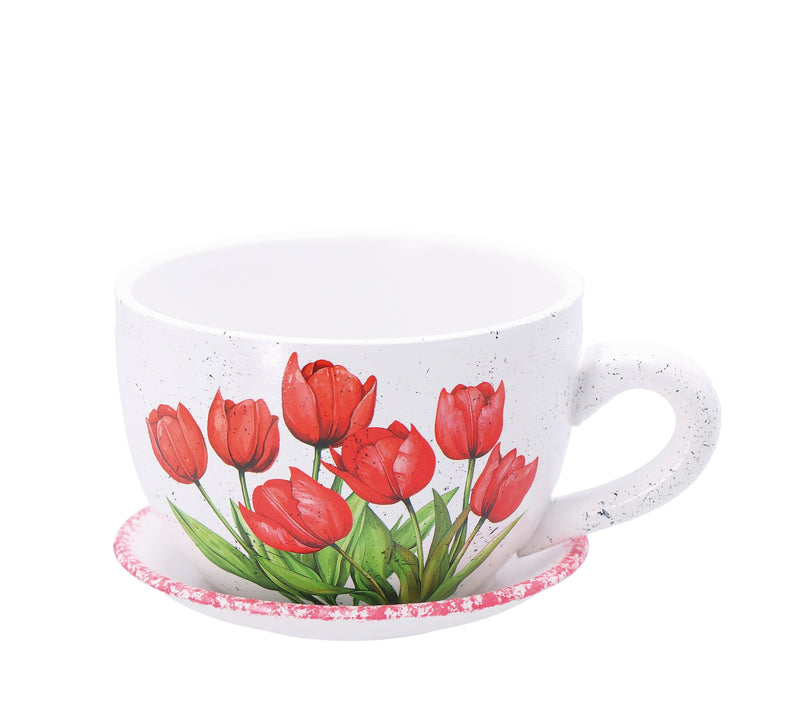 regalo italiano regalo italiano tazza con piattino 20 x 15 cm h 10 cm ass tazza decorativa in ceramica con sottotazza 1 pz ean 8057586191815
