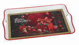 regalo italiano regalo italiano vassoio rettangolare natale plastica 53 x 35 cm h 5 cm ass multicolor 1 pz ean 8057586115156