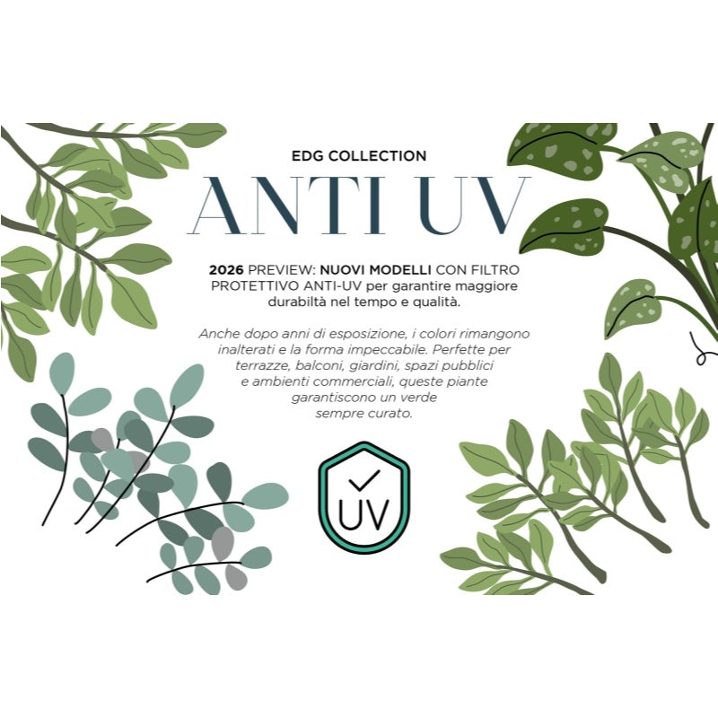 edg enzo de gasperi edg enzo de gasperi olivo con vaso h 157 cm pianta artificiale anti uv verde ean 8059824607614