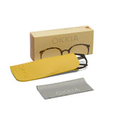 okkia okkia occhiale da lettura mod bologna premontato soft touch classic havana diottrie 1 50 ean 8056211374111