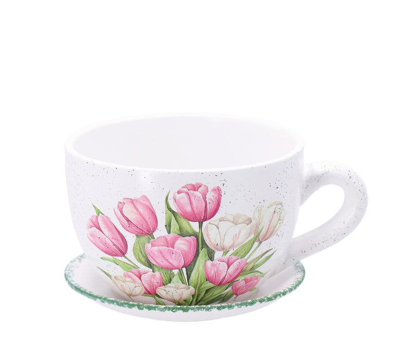 regalo italiano regalo italiano tazza con piattino 20 x 15 cm h 10 cm ass tazza decorativa in ceramica con sottotazza 1 pz ean 8057586191815