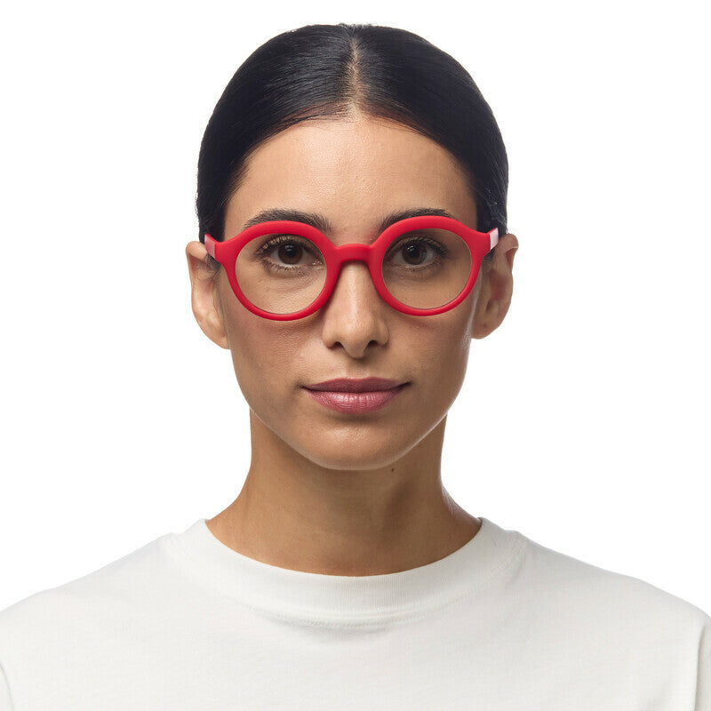 okkia okkia occhiale da lettura mod lauro premontato soft touch red diottrie 1 00 ean 8056211371035