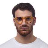 okkia okkia occhiale da lettura mod zeno soft touch anti luce blu giallo havana diottrie 2 50 ean 8055773197107