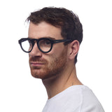 okkia okkia occhiale da lettura mod zeno soft touch anti luce blu nero diottrie 2 00