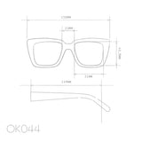 okkia okkia occhiale da sole premontato mod elba soft touch black lenti black ean 8056211371219